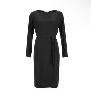 Helmut Lang Silk Long Sleeve Dress Size Small